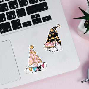 2pcs Noël DIY Diamant Dessin Autocollants