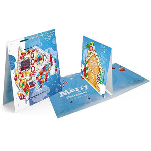 8 PIÈCES/ENSEMBLE 3D CARTES DE VOEUX DE NOËL PEINTURE AU DIAMANT