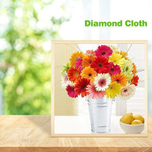 Charger l&#39;image dans la galerie, Fleurs - diamant rond complet - 30x30cm
