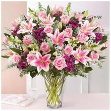 Charger l&#39;image dans la galerie, Fleurs - diamant rond complet - 30x30cm
