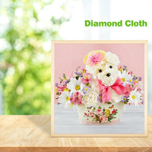 Charger l&#39;image dans la galerie, Fleurs - diamant rond complet - 30x30cm
