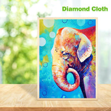 Charger l&#39;image dans la galerie, Éléphant - diamant rond complet - 30x40cm
