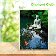 Charger l&#39;image dans la galerie, Statue de Bouddha - diamant rond complet - 30x40cm
