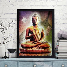 Charger l&#39;image dans la galerie, Statue de Bouddha - diamant rond complet - 30x40cm
