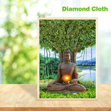 Charger l&#39;image dans la galerie, Statue de Bouddha - diamant rond complet - 30x40cm
