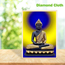 Charger l&#39;image dans la galerie, Statue de Bouddha - diamant rond complet - 30x40cm
