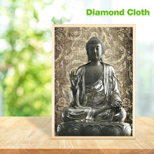 Charger l&#39;image dans la galerie, Statue de Bouddha - diamant rond complet - 30x40cm
