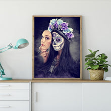 Charger l&#39;image dans la galerie, Résumé - diamant rond complet - 40x30cm
