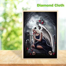 Charger l&#39;image dans la galerie, Beauté de crâne - diamant rond complet - 30x40cm
