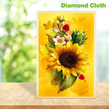 Charger l&#39;image dans la galerie, Papillon de fleur - diamant rond complet - 30x48cm
