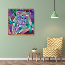 Charger l&#39;image dans la galerie, Résumé - diamant rond complet - 30x30cm
