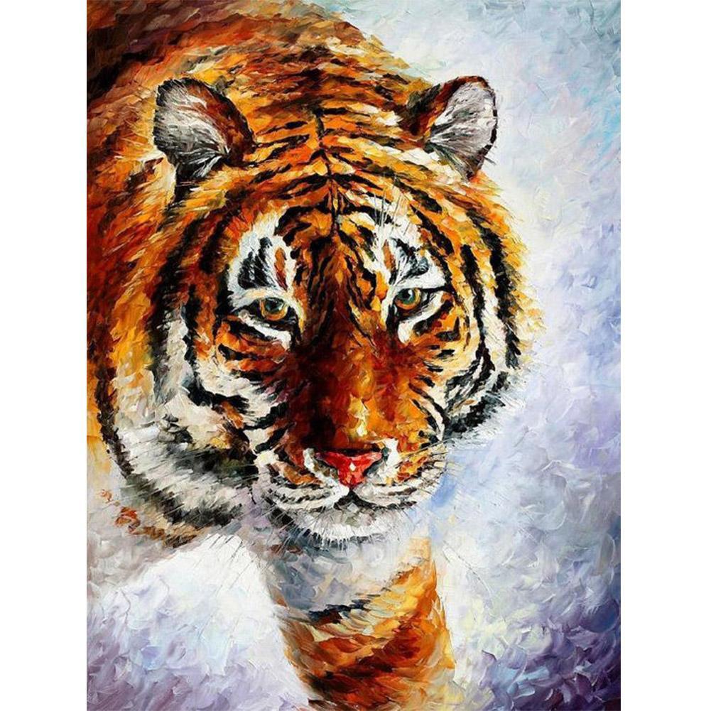 Animal - diamant rond complet - 40x30cm