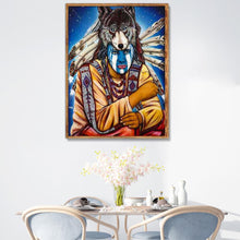 Charger l&#39;image dans la galerie, Caractère - diamant rond complet - 40x30cm
