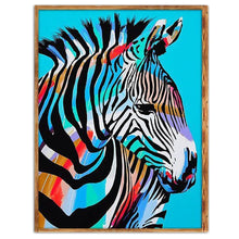 Charger l&#39;image dans la galerie, Mosaïque - diamant rond complet - 40x30cm
