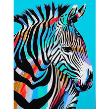 Charger l&#39;image dans la galerie, Mosaïque - diamant rond complet - 40x30cm
