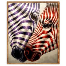 Charger l&#39;image dans la galerie, Mosaïque - diamant rond complet - 40x30cm
