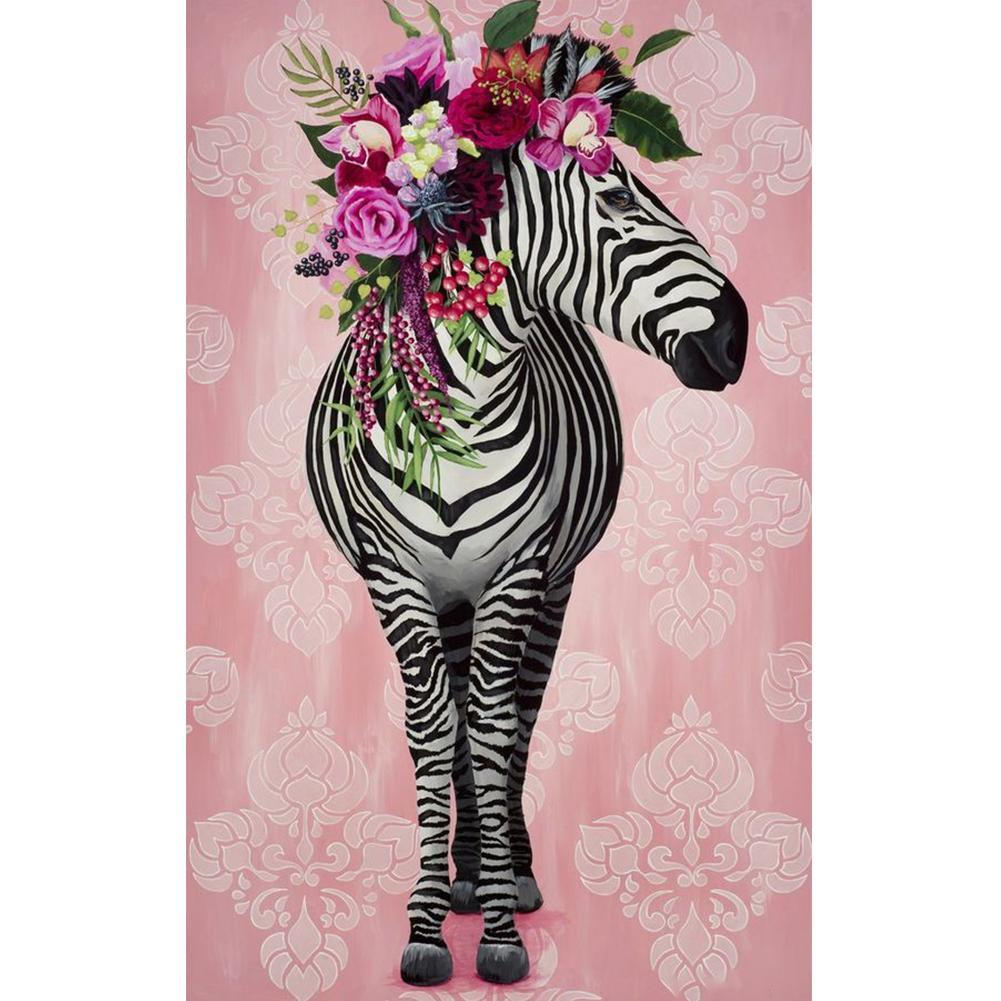 Mosaïque - diamant rond complet - 40x30cm