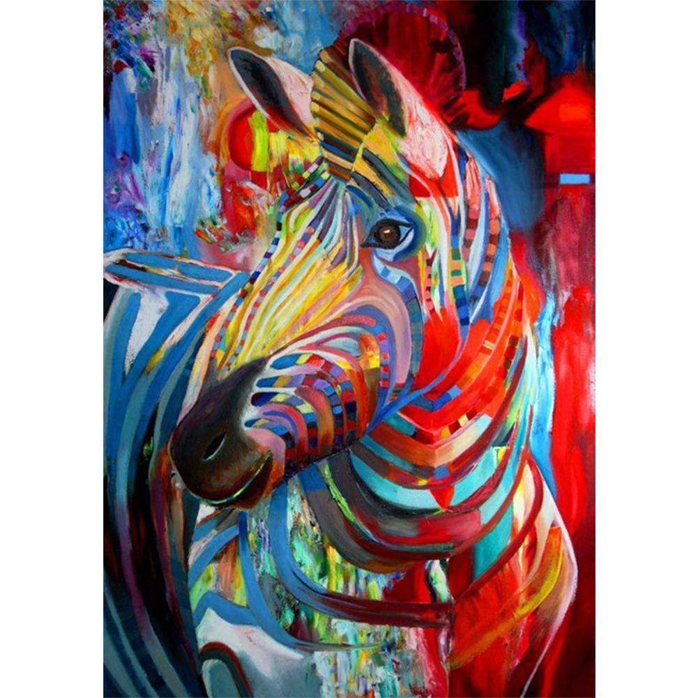 Mosaïque - diamant rond complet - 40x30cm