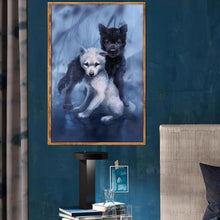 Charger l&#39;image dans la galerie, Mosaïque - diamant rond complet - 40x30cm
