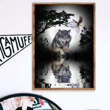 Charger l&#39;image dans la galerie, Mosaïque - diamant rond complet - 40x30cm
