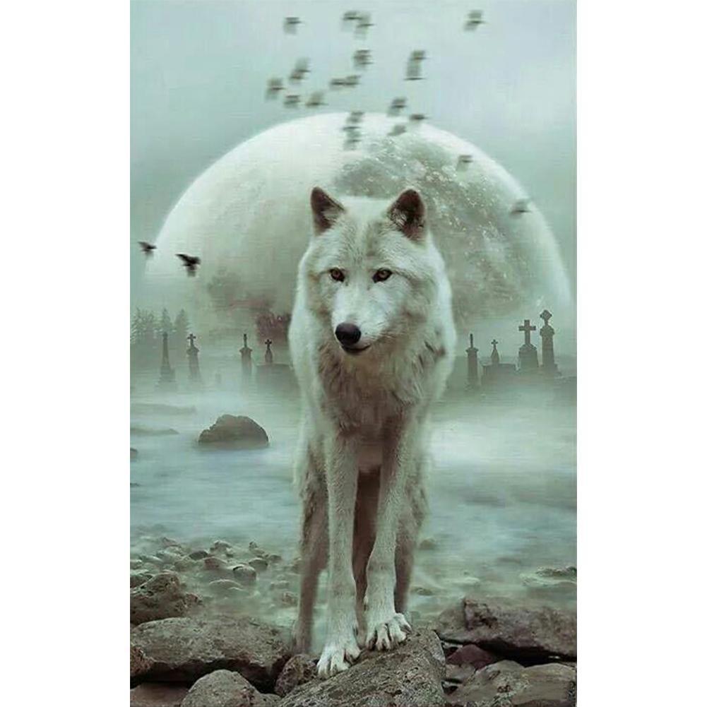 Mosaïque - diamant rond complet - 40x30cm