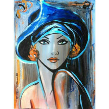 Charger l&#39;image dans la galerie, Caractère - diamant rond complet - 40x30cm
