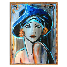 Charger l&#39;image dans la galerie, Caractère - diamant rond complet - 40x30cm
