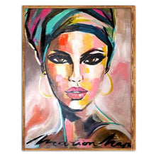 Charger l&#39;image dans la galerie, Caractère - diamant rond complet - 40x30cm
