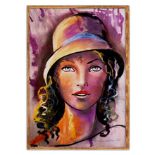 Charger l&#39;image dans la galerie, Caractère - diamant rond complet - 40x30cm
