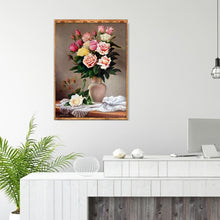 Charger l&#39;image dans la galerie, Mosaïque - diamant rond complet - 40x30cm
