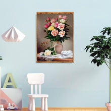 Charger l&#39;image dans la galerie, Mosaïque - diamant rond complet - 40x30cm
