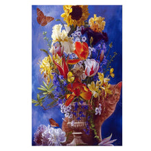 Charger l&#39;image dans la galerie, Fleur - diamant rond complet - 40x30cm
