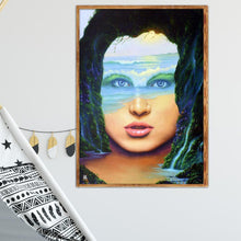 Charger l&#39;image dans la galerie, Caractère - diamant rond complet - 40x30cm
