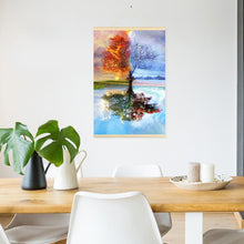 Charger l&#39;image dans la galerie, Arbre suspendu - diamant rond complet - 40x60cm
