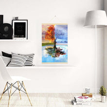 Charger l&#39;image dans la galerie, Arbre suspendu - diamant rond complet - 40x60cm
