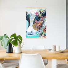 Charger l&#39;image dans la galerie, Bétail suspendu - diamant rond complet - 40x60cm
