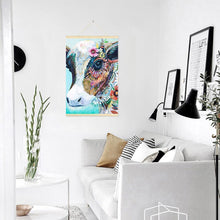 Charger l&#39;image dans la galerie, Bétail suspendu - diamant rond complet - 40x60cm
