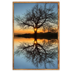Paysage - diamant rond complet - 40x30cm