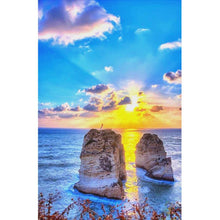 Charger l&#39;image dans la galerie, Paysage - diamant rond complet - 40x30cm
