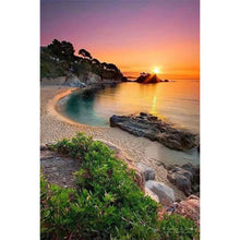 Charger l&#39;image dans la galerie, Paysage - diamant rond complet - 40x30cm
