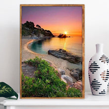 Charger l&#39;image dans la galerie, Paysage - diamant rond complet - 40x30cm
