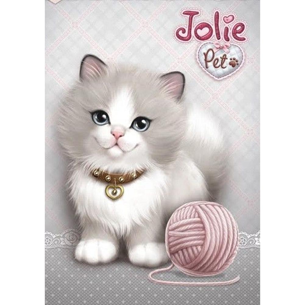 Animaux - diamant rond complet - 40x30cm