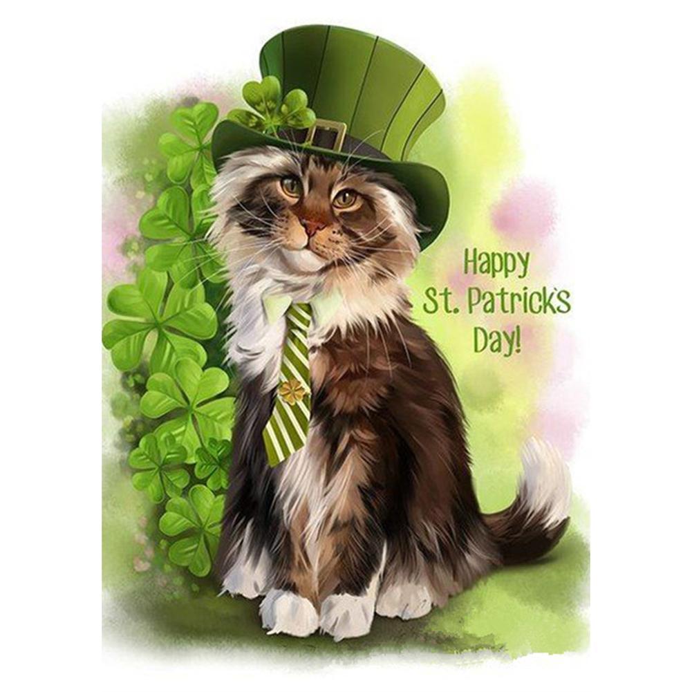 Animaux - diamant rond complet - 40x30cm