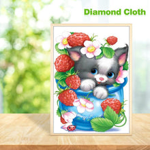 Charger l&#39;image dans la galerie, Animaux - diamant rond complet - 40x30cm
