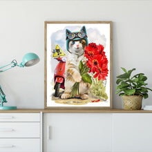 Charger l&#39;image dans la galerie, Animaux - diamant rond complet - 40x30cm
