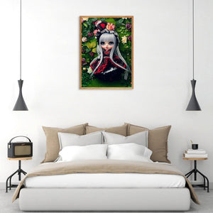 Poupée - diamant rond complet - 30x40cm