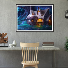 Charger l&#39;image dans la galerie, Maison - diamant rond complet - 40x30cm
