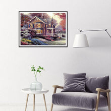 Charger l&#39;image dans la galerie, Maison - diamant rond complet - 40x30cm
