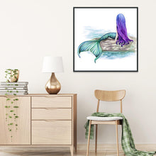 Charger l&#39;image dans la galerie, Fille - diamant rond complet - 30x30cm
