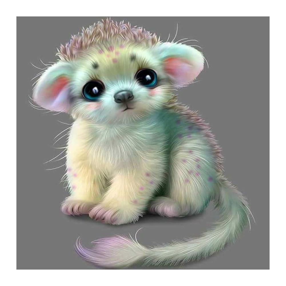 Animal - diamant rond complet - 30x30cm